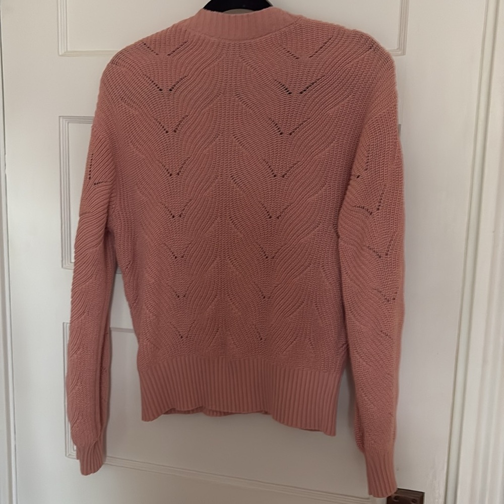 NEW LOFT Soft Pink Cardigan Sweater. Size M. - Picture 5 of 9